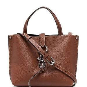 Rebecca Minkoff Megan Mini Crossbody Tote in Dark Luggage